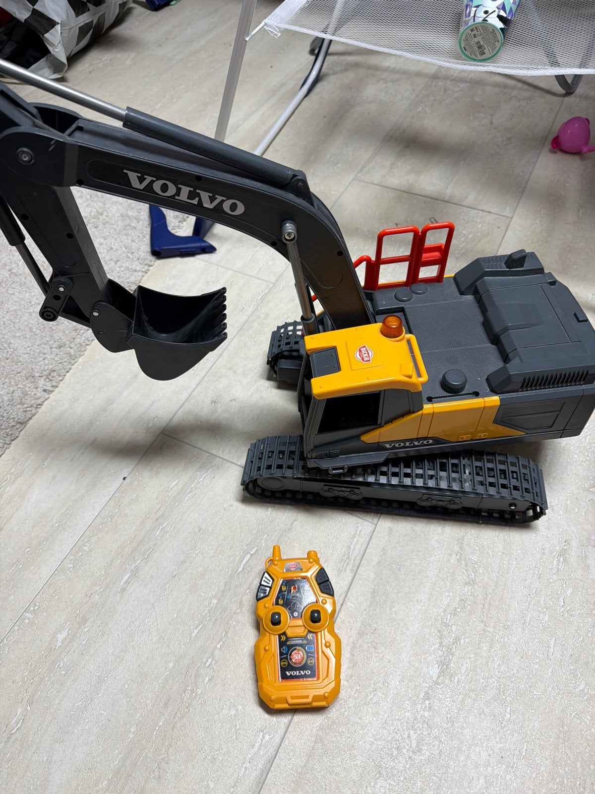 Volvo Graafmachine RC Speelgoed - Dickie Toys, Ophalen of Verzenden, Gebruikt