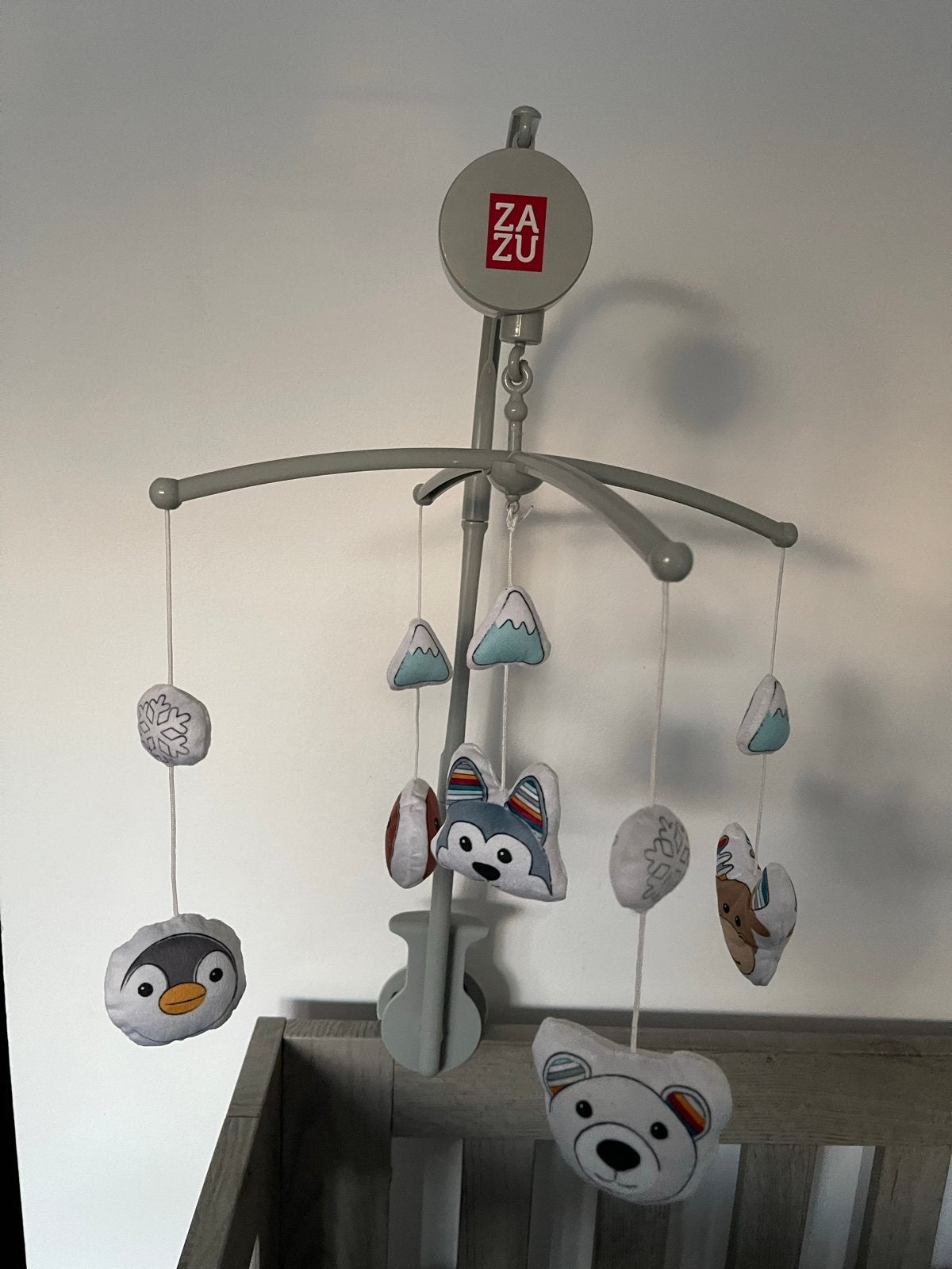 Zazu Mobiel met dierenfiguren voor babybedje, Ophalen of Verzenden, Zo goed als nieuw, Mobiel