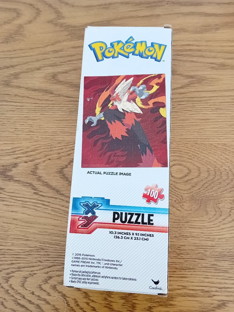Pokémon puzzel 100 stuks compleet, Ophalen of Verzenden, Meer dan 50 stukjes, Zo goed als nieuw, 6 jaar of ouder