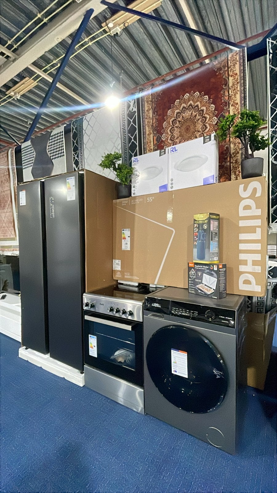 Complete Witgoed Deal: TV, Wasmachine, Koelkasten, Oven, Ophalen, Nieuw