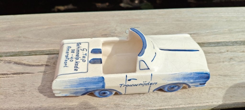 Vintage model cabrio trouwauto 'Trouwrijden'G Tap Amersfoort, Ophalen of Verzenden, Zo goed als nieuw, Auto's