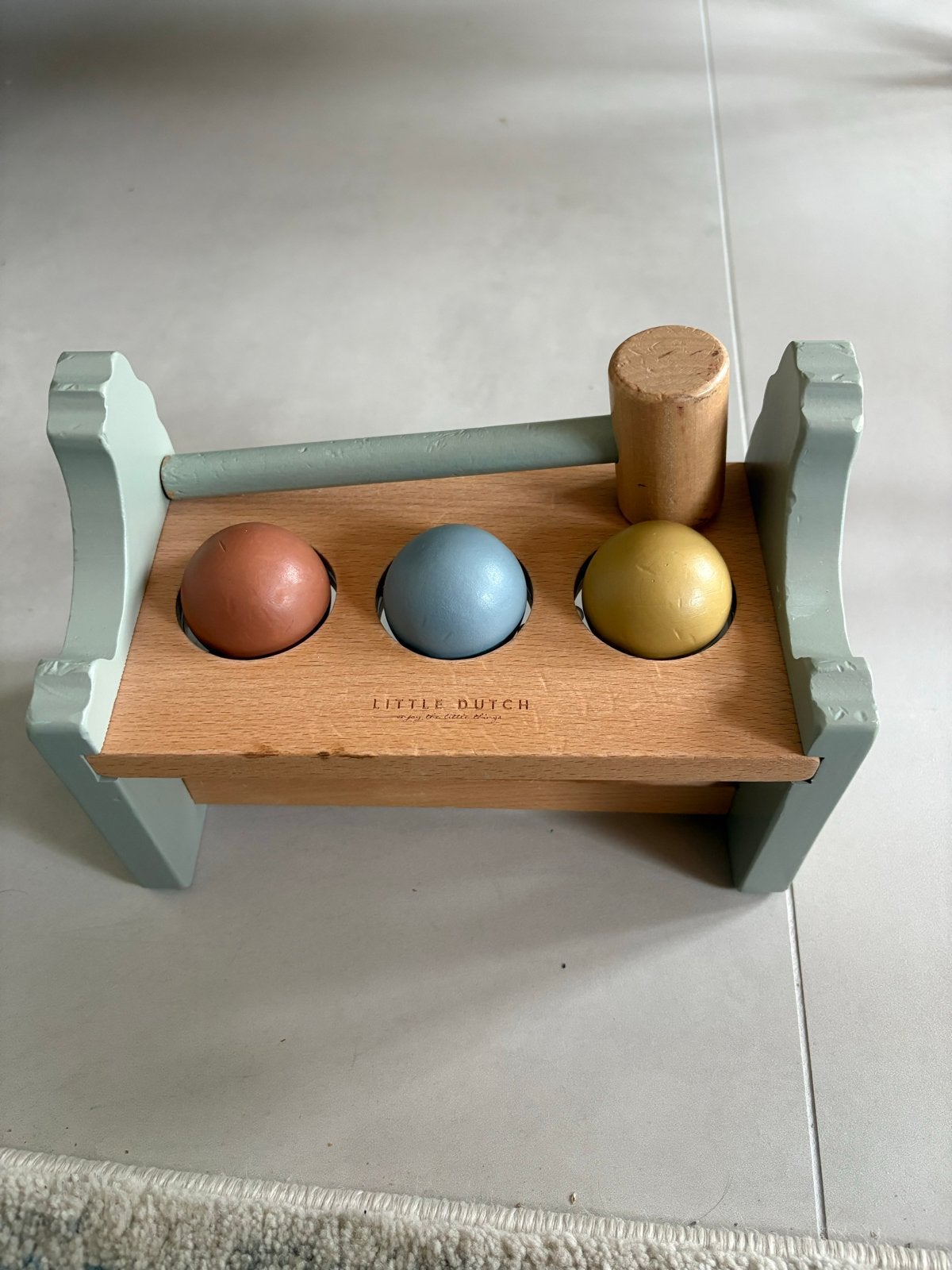 Little Dutch houten hamerbank setje, Kinderen en Baby's, Ophalen, Gebruikt, Overige typen
