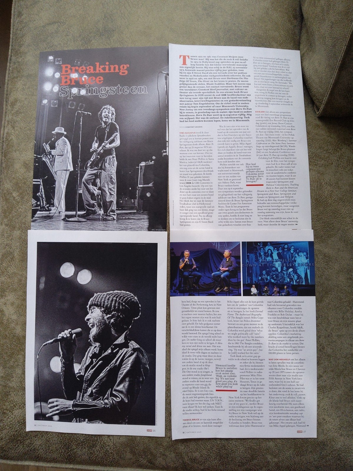 Bruce Springsteen, Verzamelen, Ophalen of Verzenden, Zo goed als nieuw, Boek, Tijdschrift of Artikel