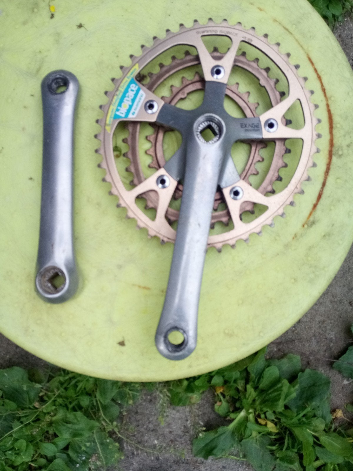 Shimano biopace krank set, Ophalen of Verzenden