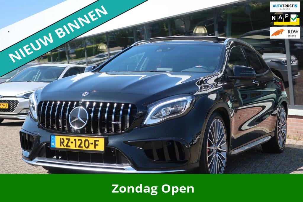 Mercedes-Benz GLA-klasse AMG 45 4MATIC Premium Plus ADAP-CRU, Automaat, Gebruikt, 4 cilinders, Zwart