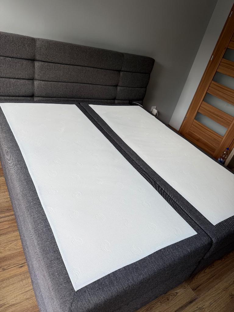 Bed, Huis en Inrichting, Slaapkamer | Bedden, Ophalen, Eenpersoons, Zo goed als nieuw, 180 cm
