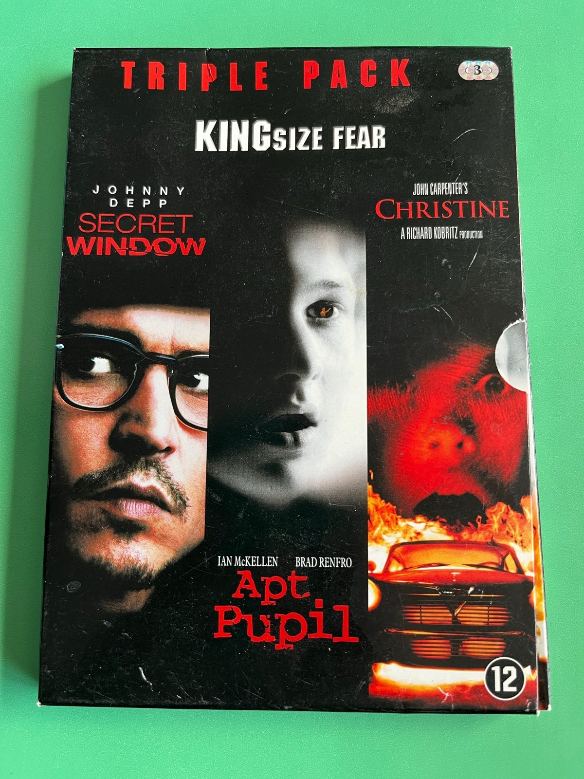 Triple Pack DVD: Secret Window, Apt Pupil, Christine, Cd's en Dvd's, Nederlands, Overige genres, Ophalen of Verzenden, Extra's