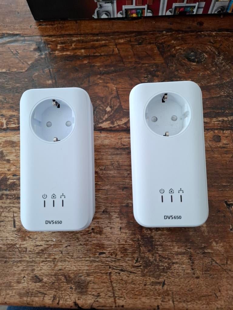 Devolo DVS 650 Powerline Adapters (2 stuks), Computers en Software, Powerlines, Ophalen of Verzenden, Gebruikt, Devolo
