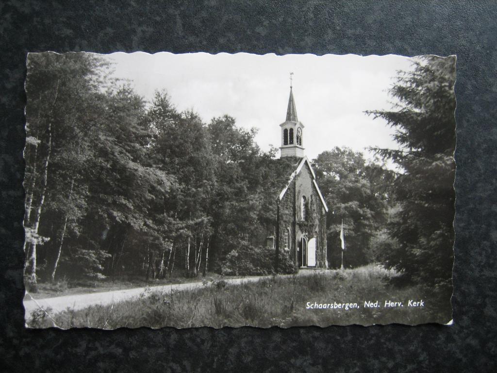 SCHAARSBERGEN N.H. kerk 1968, Ophalen of Verzenden, 1960 tot 1980, Gelderland