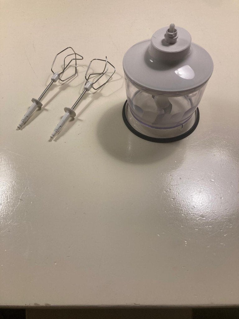 onderdelen Braun Handmixer HM 3135, Gebruikt, 3 snelheden of meer, Ophalen of Verzenden, Vaatwasserbestendig