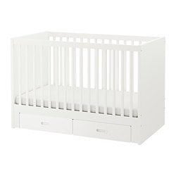 Wit ledikantje / peuterbed Ikea Stuva, Kinderen en Baby's, Babywiegjes en Ledikanten, Ophalen, Gebruikt, Ledikant