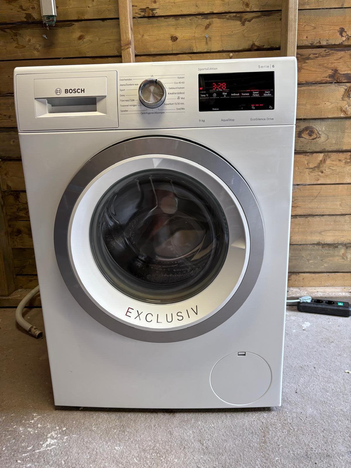 Bosch 9 kg wasmachine in prima staat.€ 325,00, Ophalen, 1200 tot 1600 toeren, Gebruikt, Minder dan 85 cm