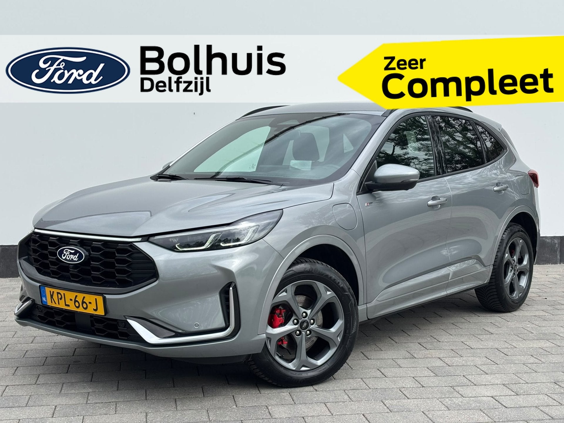 Ford Kuga 2.5 PHEV 243 pk ST-Line X | AGR stoelen | Adapt Cr, 14 kWh, Gebruikt, Zwart, Plug-in hybride