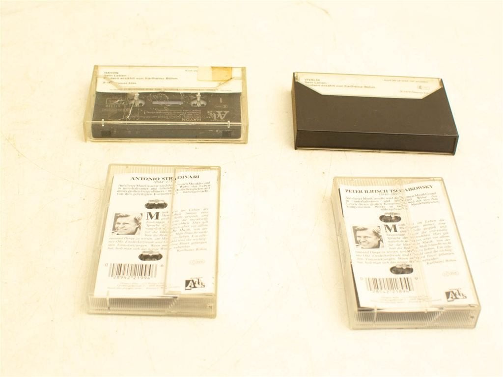 4 cassettebandjes 31260, Ophalen of Verzenden, Gebruikt, Overige genres, 1 bandje