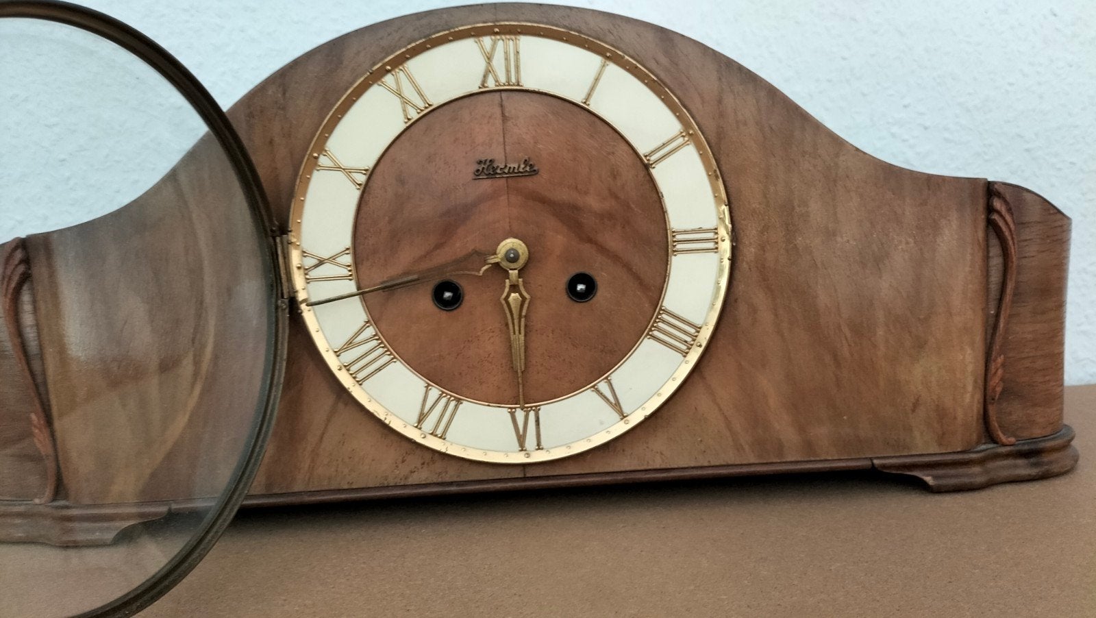 Hermle pendule klok in goede staat, Antiek en Kunst, Ophalen