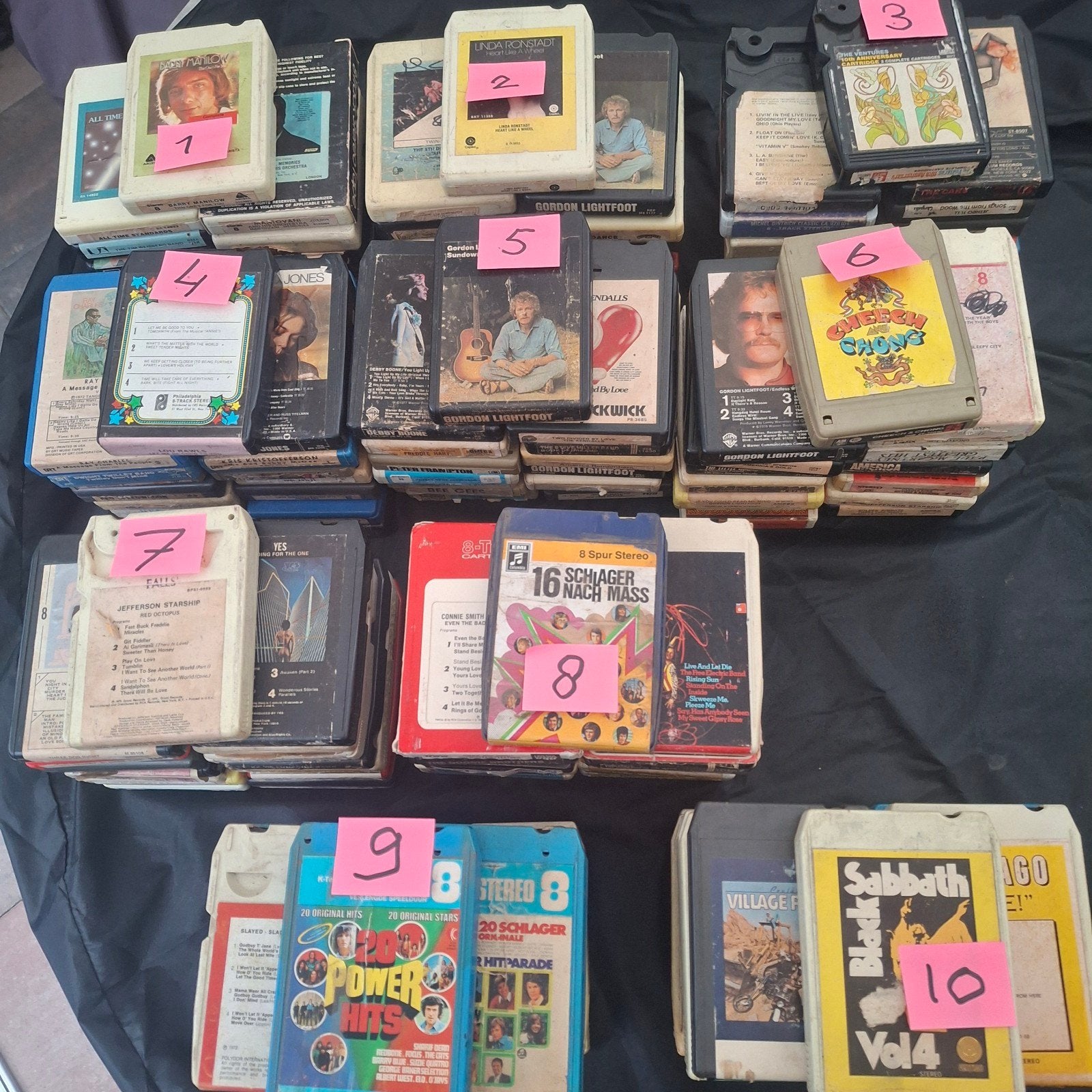 8 track cassettes ook los te koop, Ophalen of Verzenden, Gebruikt