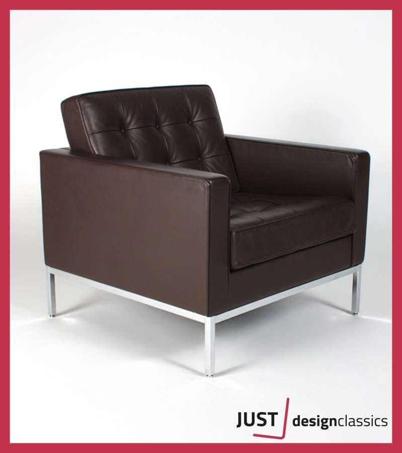 AANBIEDING!!! Florence Knoll Lounge Chair (8 beschikbaar), Niet ingevuld, Zo goed als nieuw, Niet ingevuld, Niet ingevuld