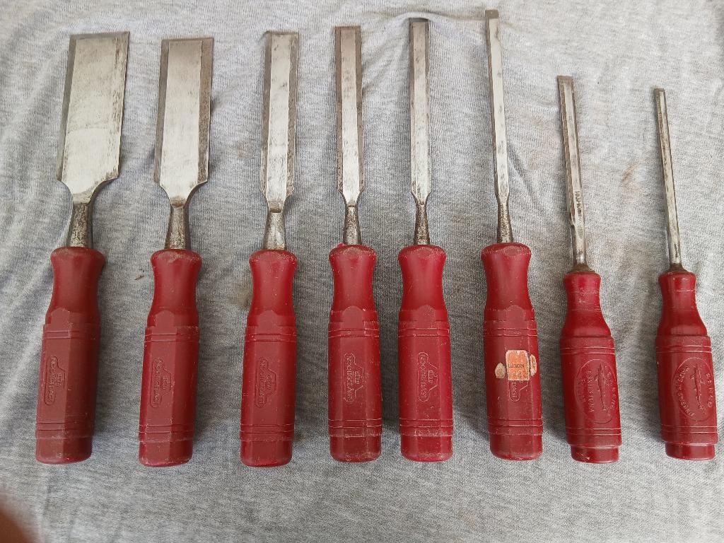 hout beitels te koop, Doe-het-zelf en Verbouw, Gereedschap | Handgereedschap, Ophalen of Verzenden, Zo goed als nieuw