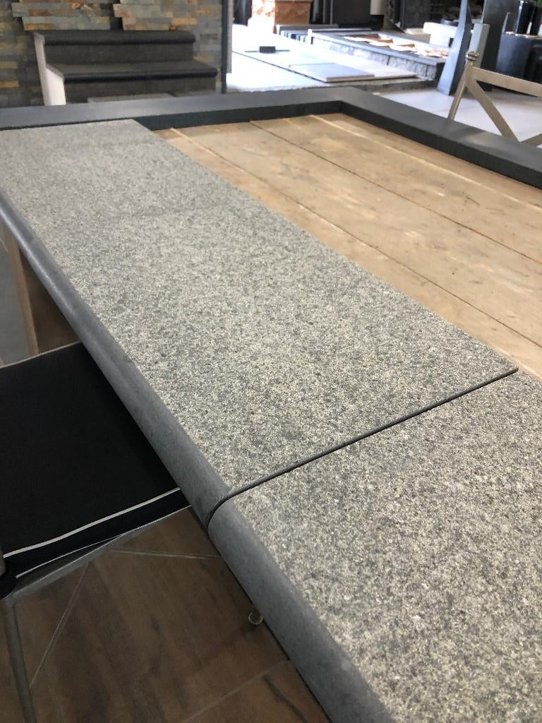 zwembadranden graniet kleurvast 35x50x3/5 cm actie op is op, Tuin en Terras, Tegels en Klinkers, Nieuw, Ophalen of Verzenden, Terrastegels