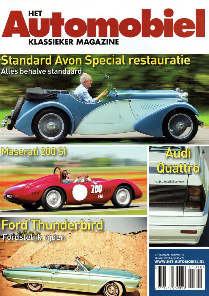 Het Automobiel 2010 nr. 10 (oa Ford Thunderbird Convertible), Verzenden, Gelezen, Algemeen