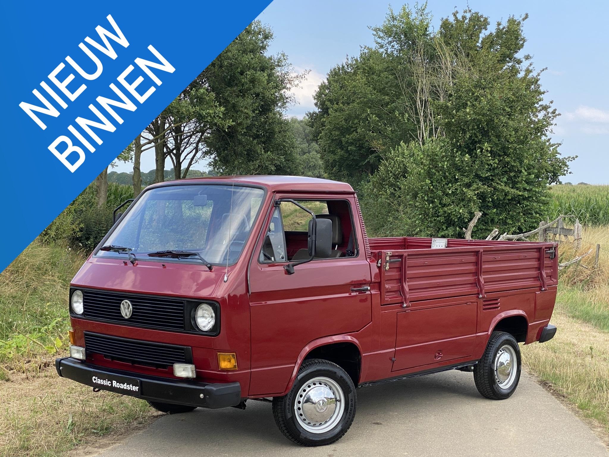 VOLKSWAGEN T3 PRITSCHE 1986, PICK UP BENZINE, TREKHAAK, Volkswagen, Handgeschakeld, 1888 cc, SUV of Terreinwagen