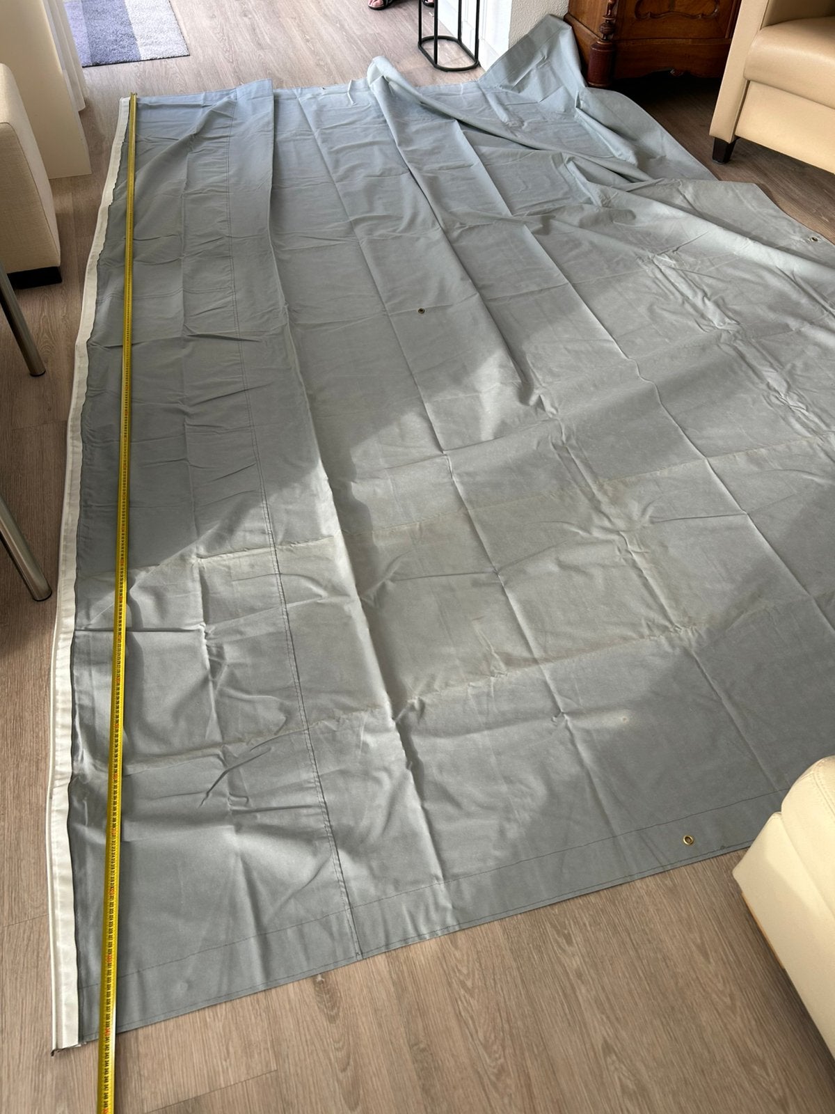 Fietsluifel voor caravan 340 x 240 cm, Ophalen, Gebruikt