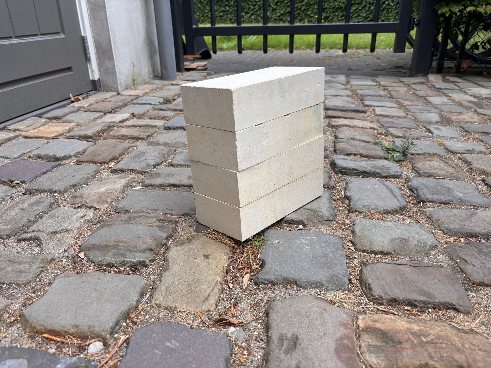 4x vuurvaste metselsteen waalformaat 212x105x55mm, roomwit, Doe-het-zelf en Verbouw, Metselstenen, Ophalen, Nieuw, Bakstenen