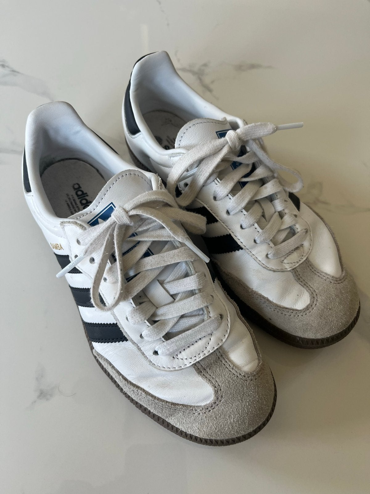 Adidas Samba sneakers - maat 37,5 - weinig gedragen, Kleding | Dames, Schoenen, Ophalen, Zo goed als nieuw, Wit, Sneakers of Gympen