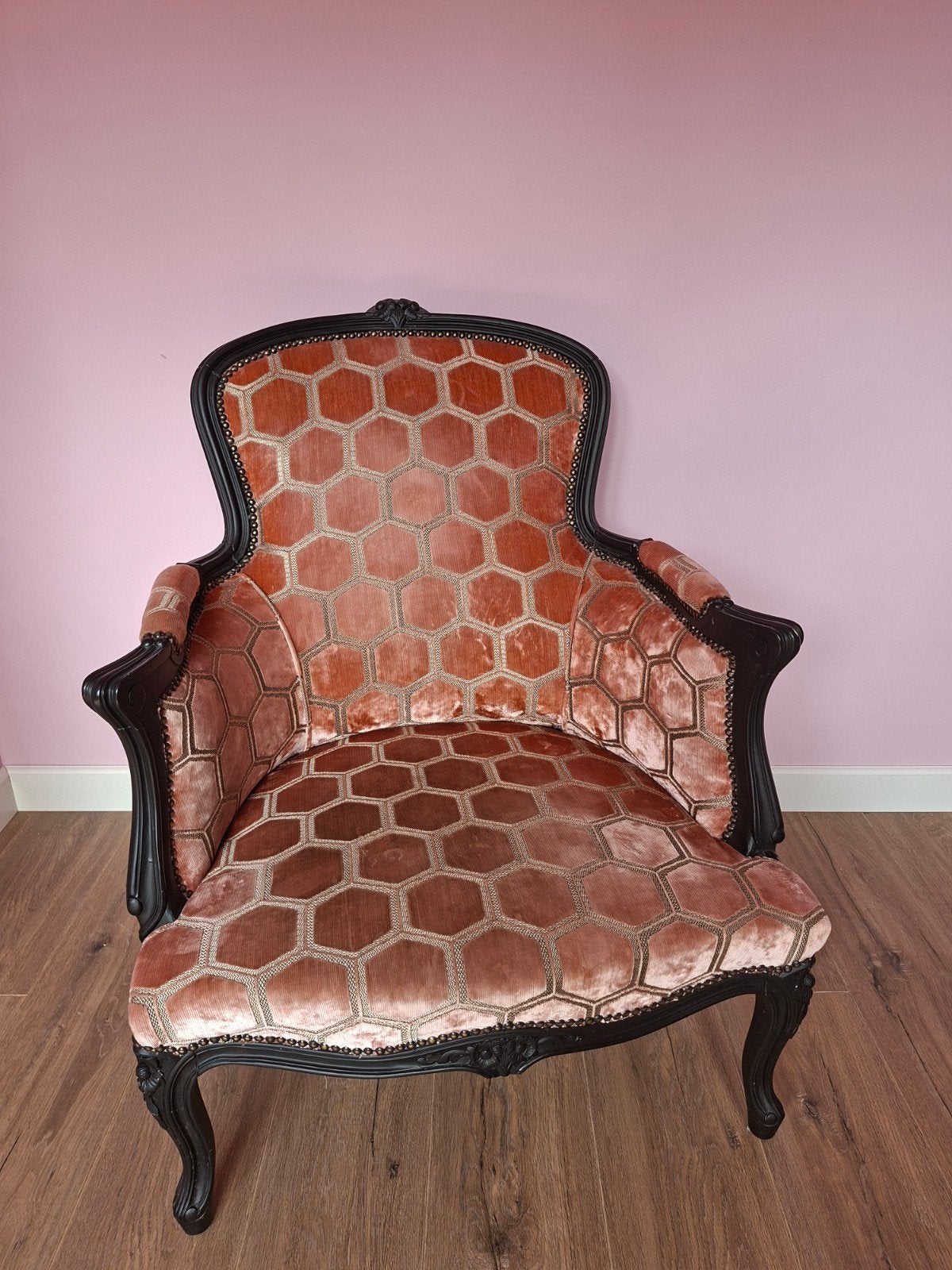 Fauteuil Designers Guild stof, 75 tot 100 cm, Ophalen of Verzenden, Zo goed als nieuw, Stof