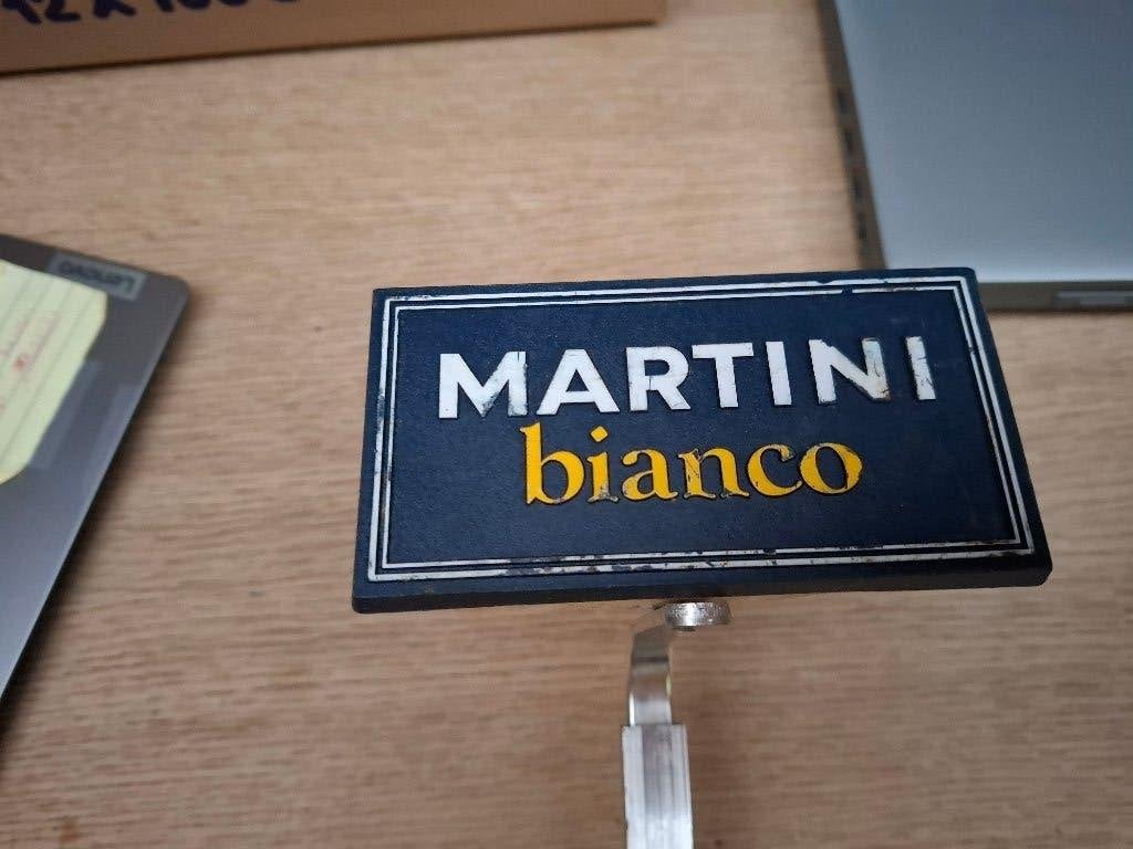 Martini bianco dispenser met doseur, Ophalen of Verzenden, Nieuw, Reclamebord