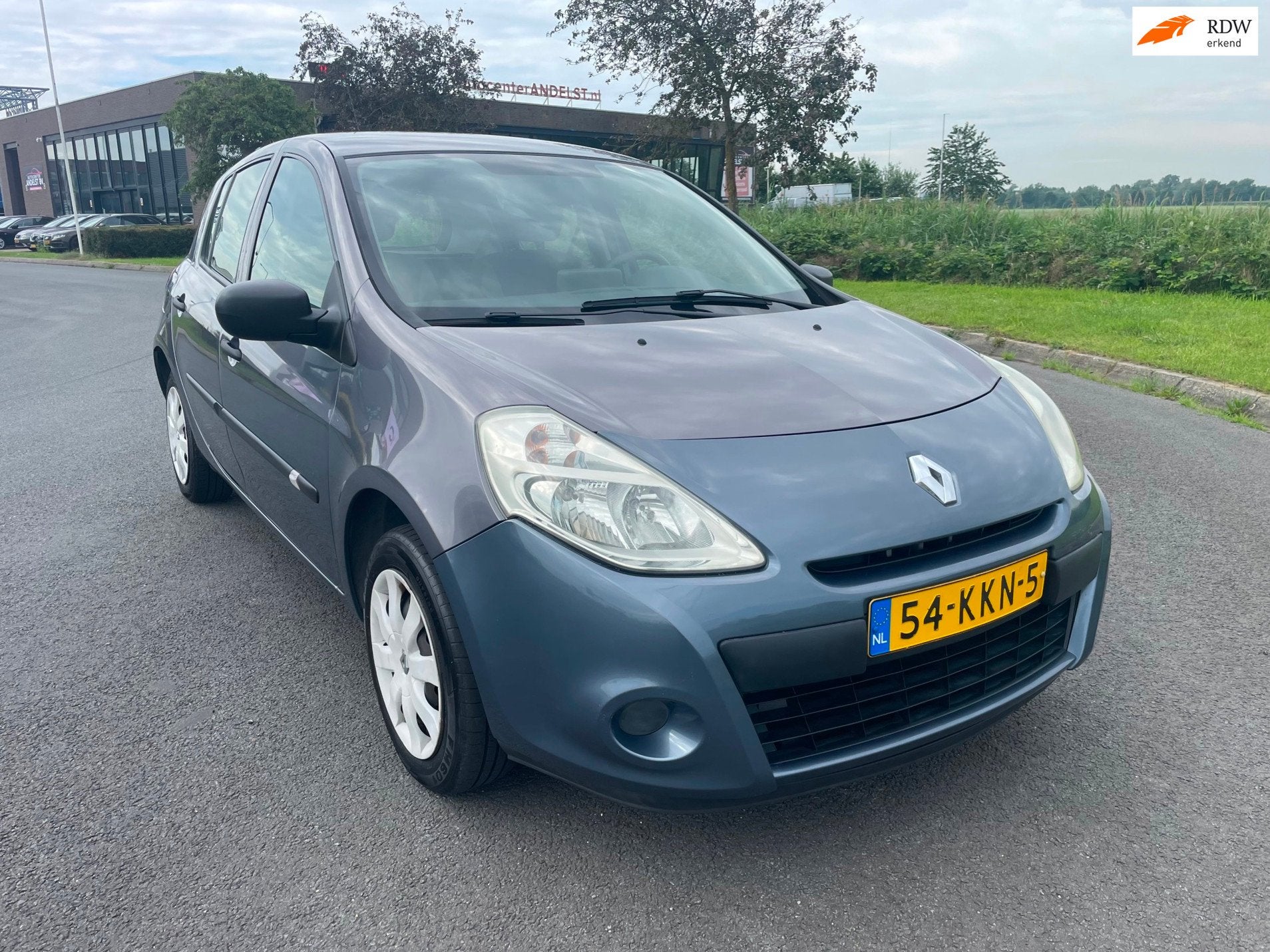 Renault Clio 1.2 Special Line, 5drs, Airco, Navigatie, Elekt, Voorwielaandrijving, Gebruikt, 4 cilinders, Blauw
