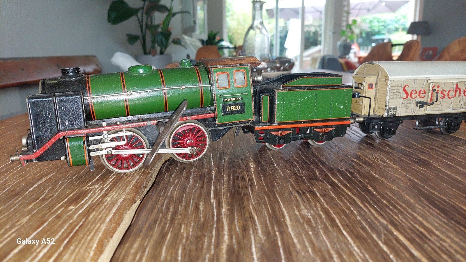 antieke blikken spoortrein Märklin 1932, spoor 0 (R920), Ophalen of Verzenden