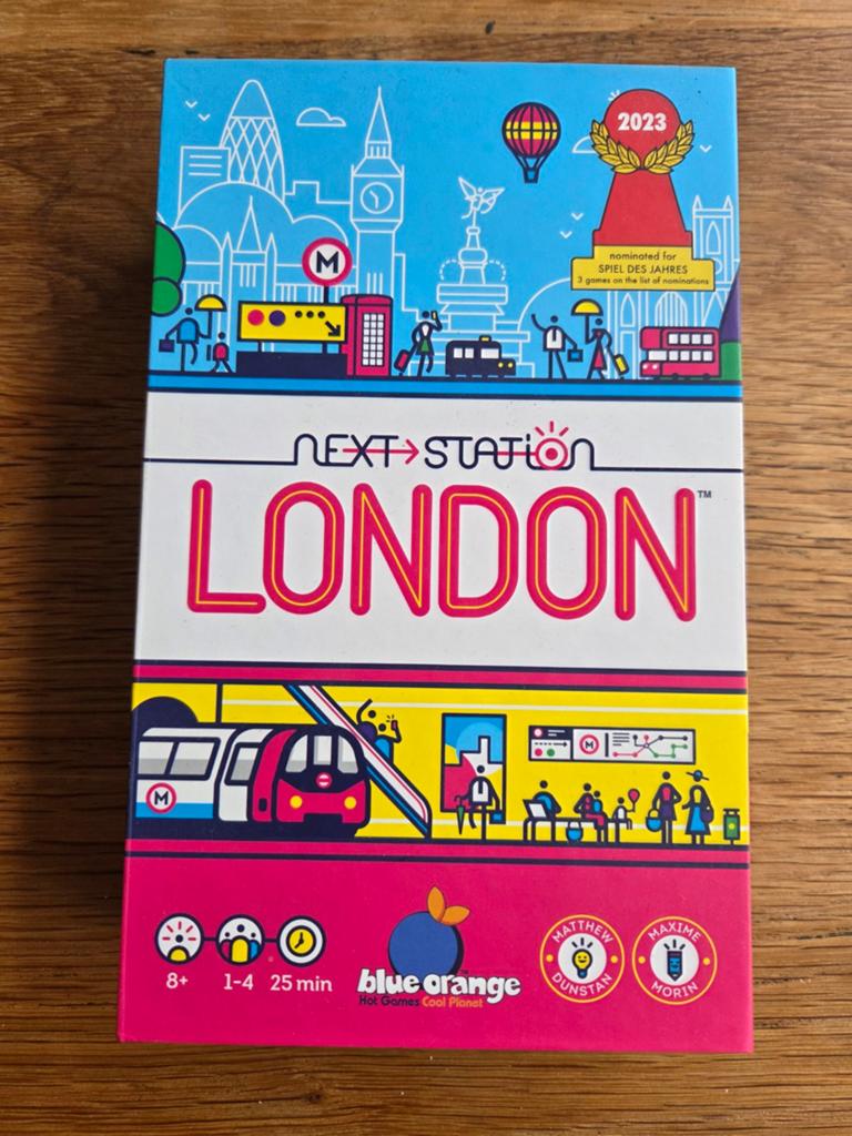 Next Station London - Strategisch bordspel, Een of twee spelers, Ophalen of Verzenden, Zo goed als nieuw, Blue Orange