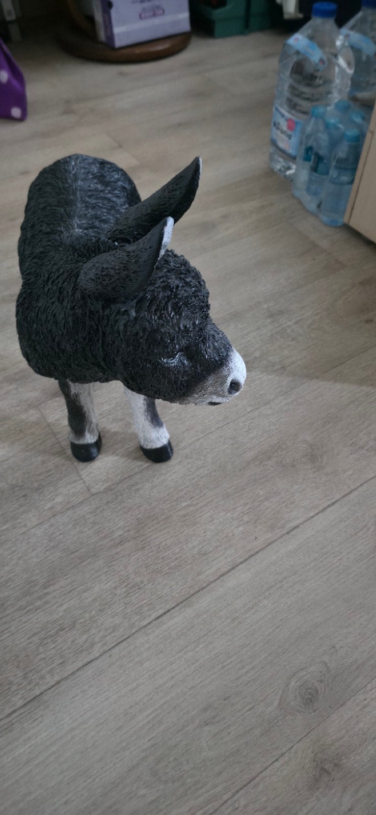 ezeltje schattig voor bij kerstboom of tuin, Ophalen of Verzenden, Nieuw