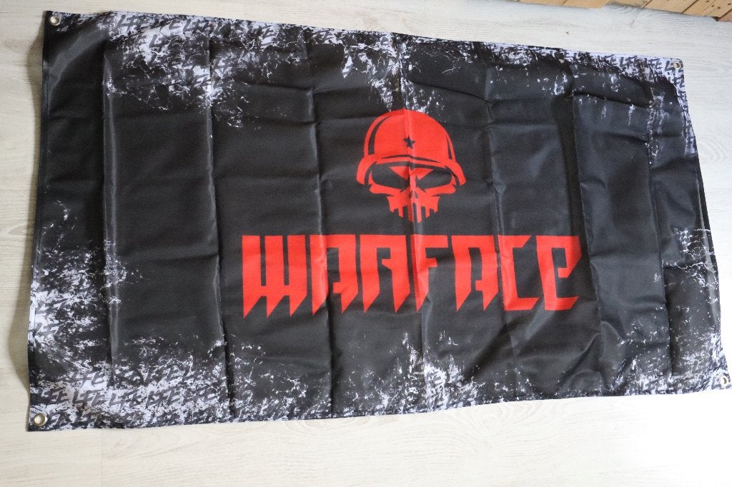 warface vlag 137 cm x 77 cm, Ophalen of Verzenden, Nieuw