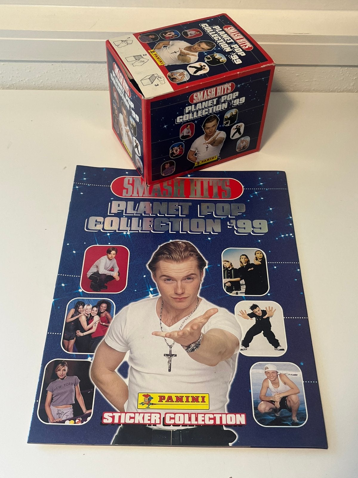 Panini Smash Hits Planet Pop Collection ’99 Michael Jackson, Hobby en Vrije tijd, Stickers en Plaatjes, Zo goed als nieuw, Meerdere stickers