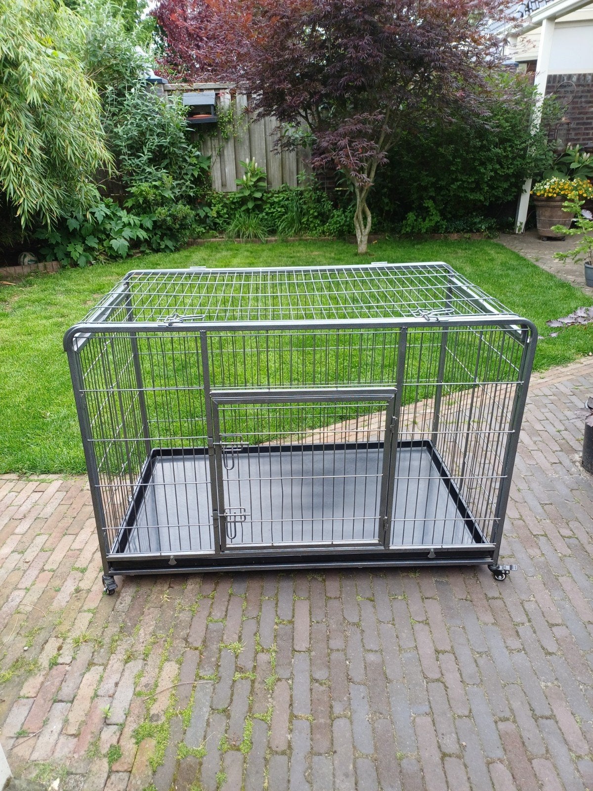 HONDEN BENCH ZEER GROOT, Dieren en Toebehoren, Hondenbenches, Ophalen, Zo goed als nieuw