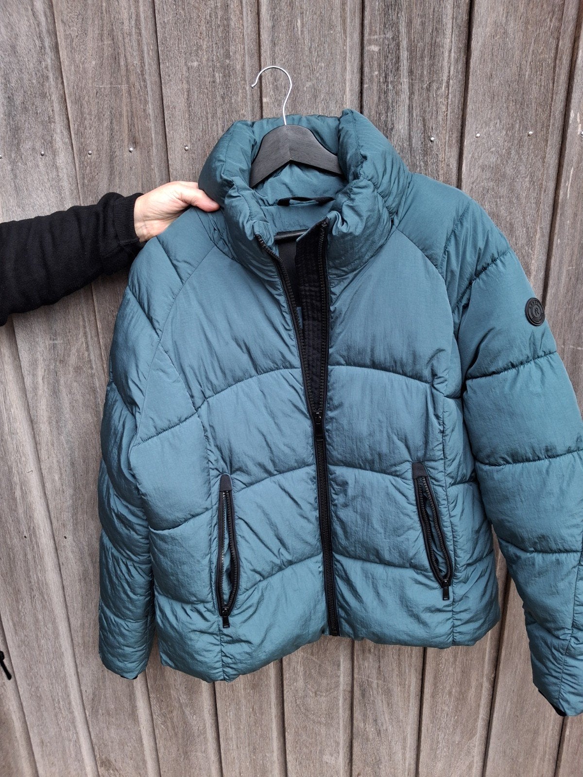 Dames winterjas, Kleding | Dames, Blauw, Maat 46/48 (XL) of groter, Ophalen of Verzenden, Zo goed als nieuw