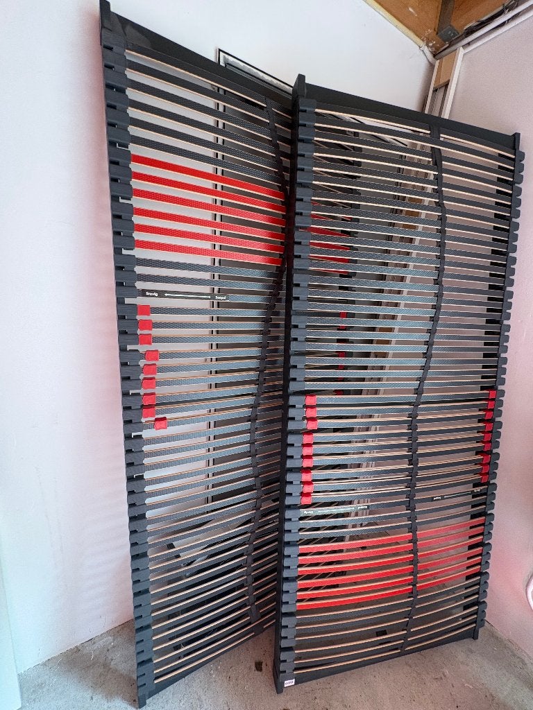 SWISS SENS Lattenbodem (2 stuks, evt. met matrassen), Huis en Inrichting, Slaapkamer | Matrassen en Bedbodems, Ophalen, 90 cm