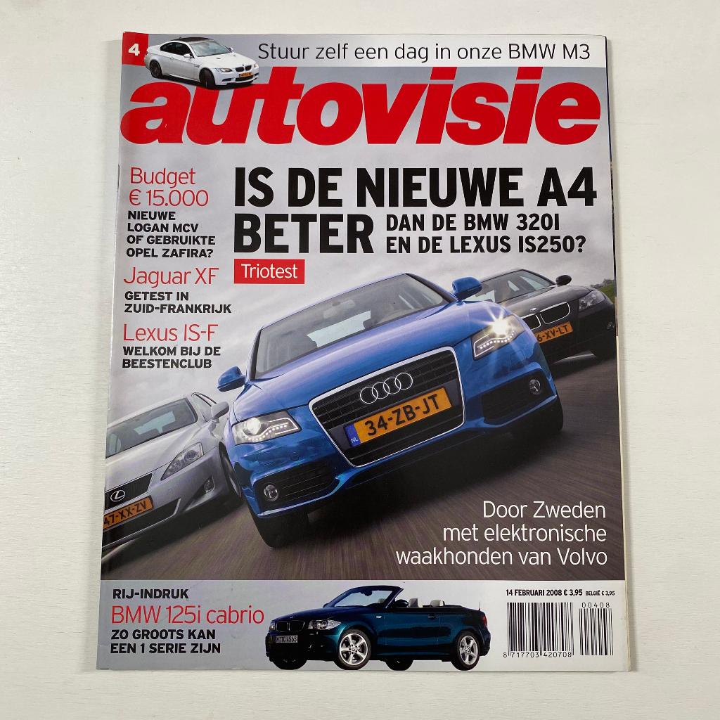 Autovisie nr. 4 - 14 februari 2008, Ophalen of Verzenden, Gelezen, Algemeen