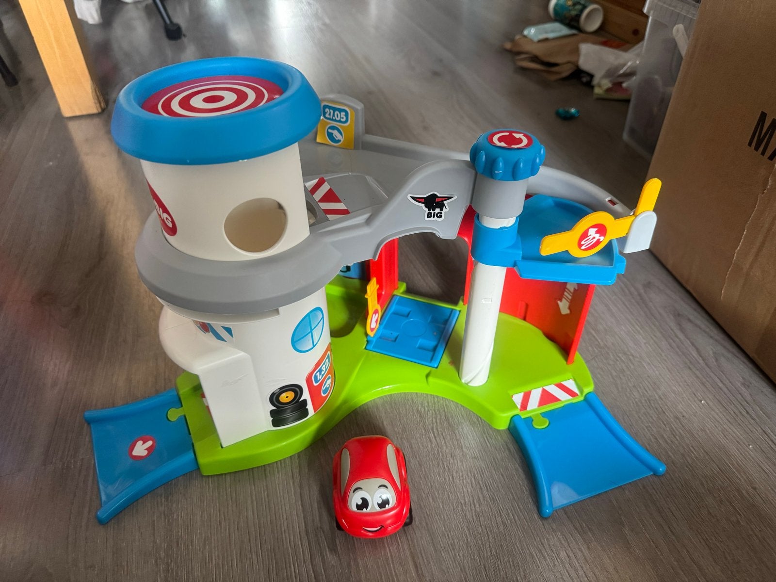 PlayBIG Flizzies Speelgoedgarage met Auto, Ophalen of Verzenden, Zo goed als nieuw
