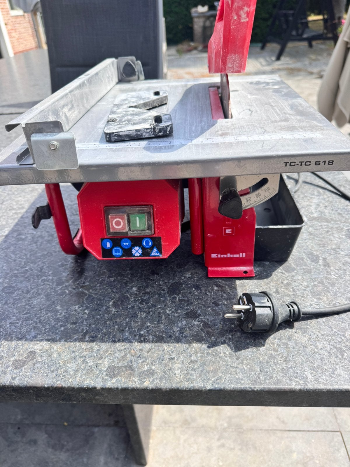 Tegelsnij machine Einhell, Doe-het-zelf en Verbouw, Ophalen, Minder dan 30 mm, Gebruikt, Overige typen