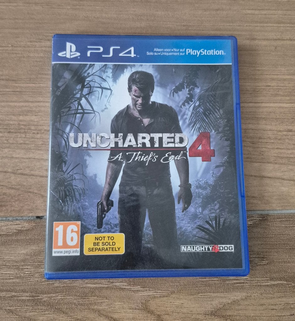 Uncharted 4: A Thief's End (PS4), Gebruikt, 1 speler, Vanaf 16 jaar, Ophalen