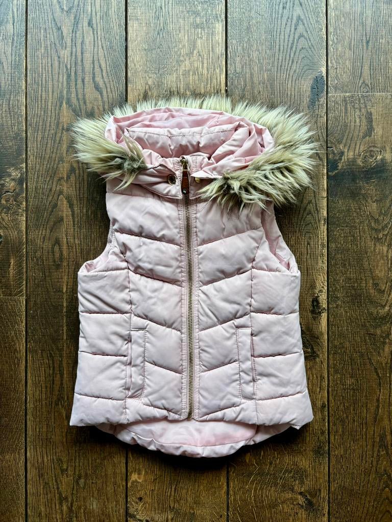 Lichtroze bodywarmer H&M, maat 110/116, Ophalen of Verzenden, Gebruikt, Meisje, Overige typen