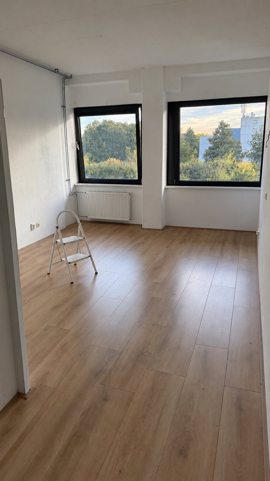 GRATIS - laminaat ophalen Amsterdam 19m2 wit eiken, Ophalen, Gebruikt, 50 tot 150 cm, 10 m² of meer