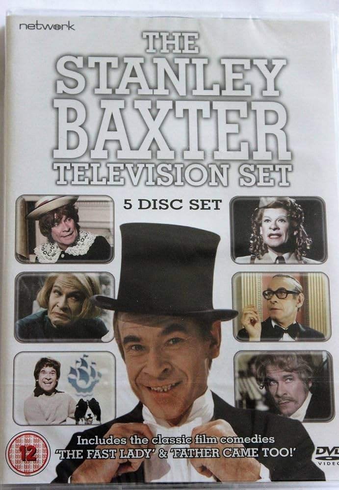 5x DVD BOX STANLEY BAXTER BRITSE COMEDY JULIE CHRISTIE, Stand-up of Theatershow, Overige artiesten, Verzenden, Alle leeftijden