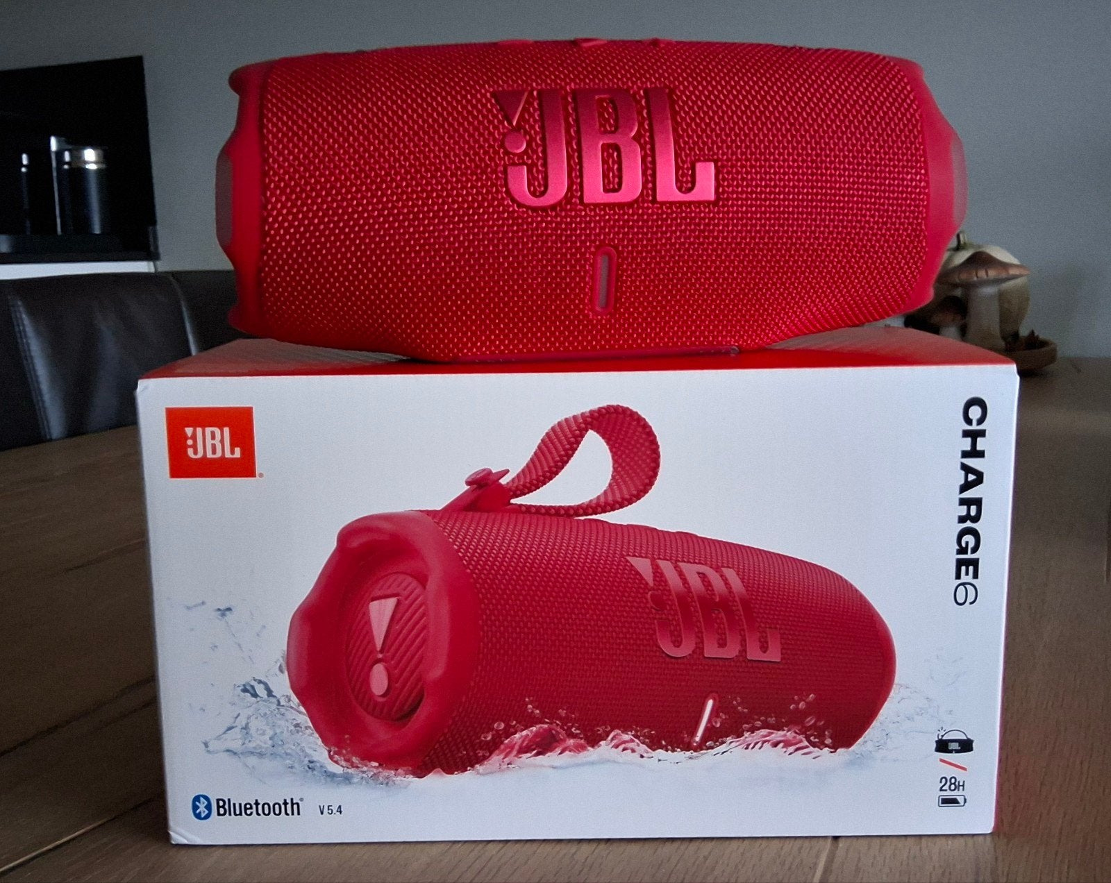 JBL Charge 6 Draagbare Bluetooth Speaker - Rood, JBL, Nieuw, Ophalen of Verzenden, Draagbare speaker