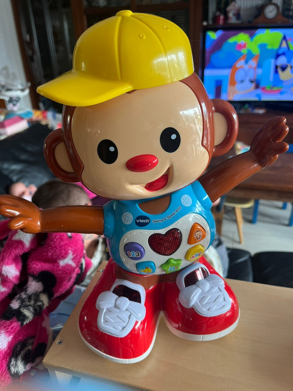 Vtech baby swing aap, Kinderen en Baby's, Speelgoed | Vtech, Ophalen, Zo goed als nieuw, 6 maanden tot 2 jaar