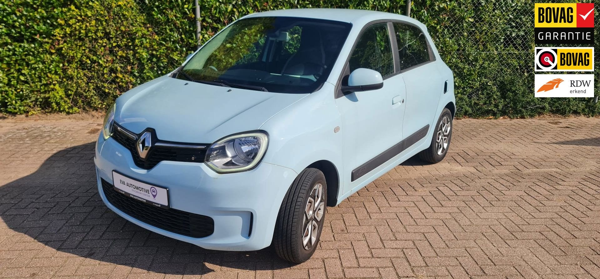 Renault Twingo 1.0 SCe INTENS |ZEER NETJES| 74.755 KM | RIJK, Dealer onderhouden, Gebruikt, Zwart, Blauw