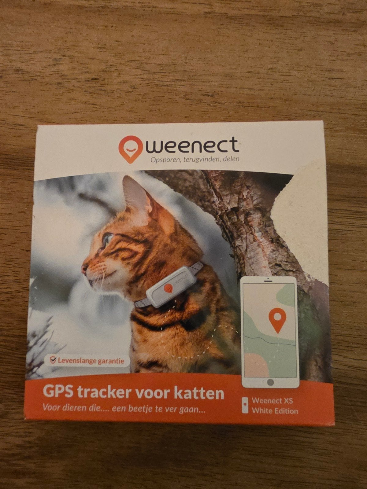 Weenect GPS tracker voor katten, Ophalen of Verzenden, Zo goed als nieuw